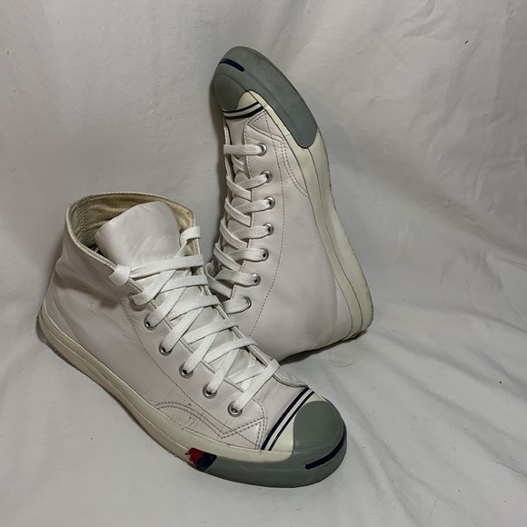 Rare Authentic Vintage 💯% Leather Pro Keds Royal-blue tips - Picture 6 of 7